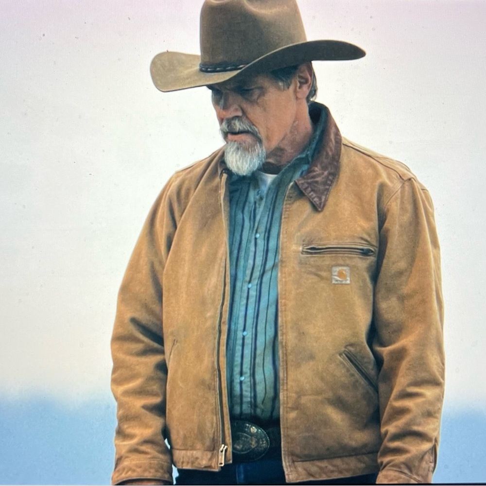 Carhartt Brown Detroit Jacket with Dark Brown Collar - Picture 13 of 13